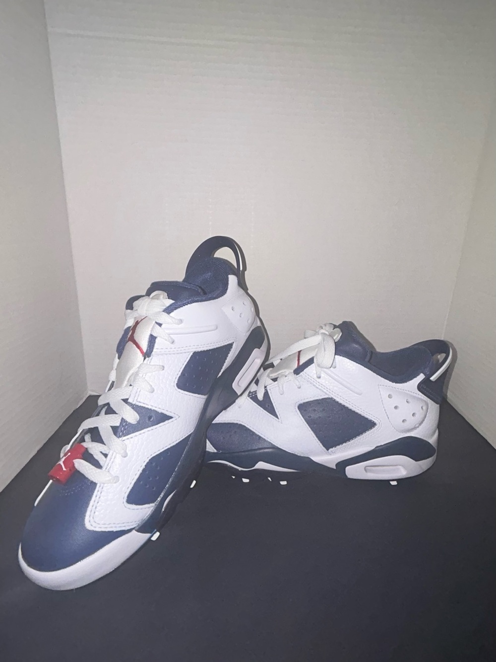 Jordan Retro 6 G Golf shoes Men's Navy and White
